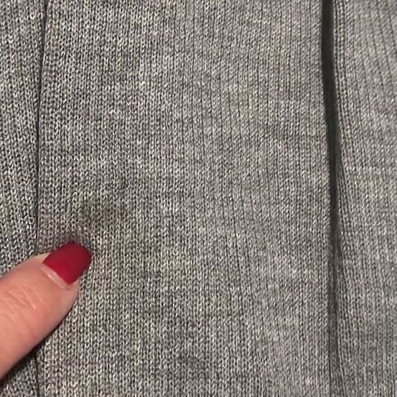 Lululemon Gray and Yellow Open Front Reversible Hooded Cardigan Size 4 - Picture 11 of 12